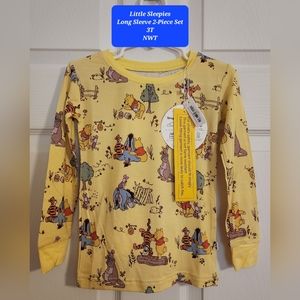 Little Sleepies Playtime With Pooh Long Sleeve 2-Piece Set. 3T